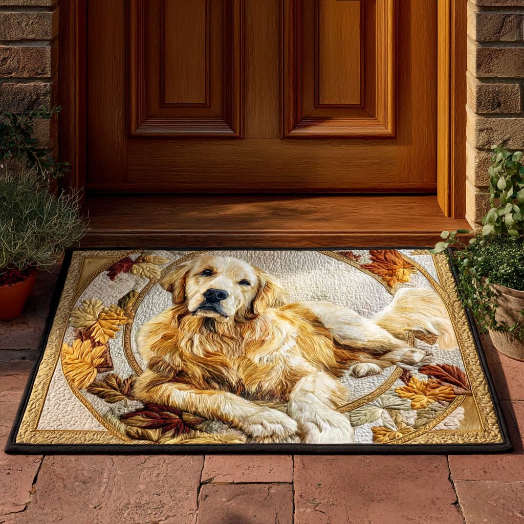 Golden Retriever Pure Doormat - Cute Animal Design | Printed Welcome Doormat
