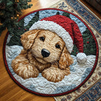 Golden Retriever Round Mat Rug - Nature Design | Serene Home Decor