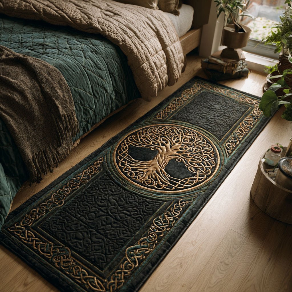 Golden Roots Runner Carpet Runner Rug - Cute Pet Design | Animal Printed Runner Rug
