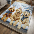 Golden Spirit area rug in a living room