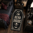 Gothic Requiem Custom Shape Area Rug - Nature Design | Die-Cut Non-Slip Rug - washable non-slip printed rug