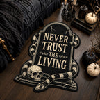 Grave Wisdom Custom Shape Area Rug - Nature Design | Die-Cut Non-Slip Rug - washable non-slip printed rug