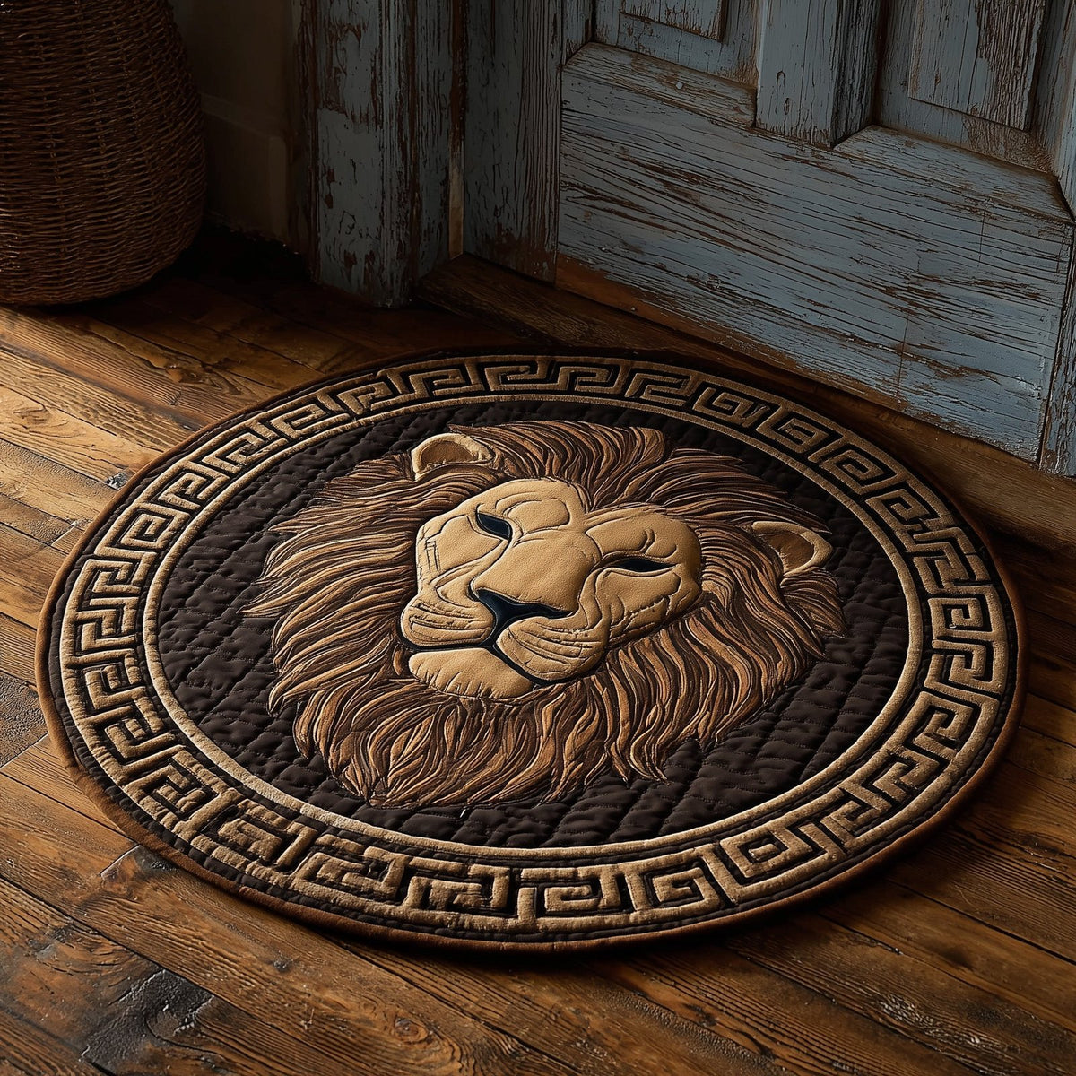 Greek Majesty Round Mat Rug - Nature Design | Serene Home Decor