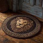 Greek Majesty Round Mat Rug - Nature Design | Serene Home Decor