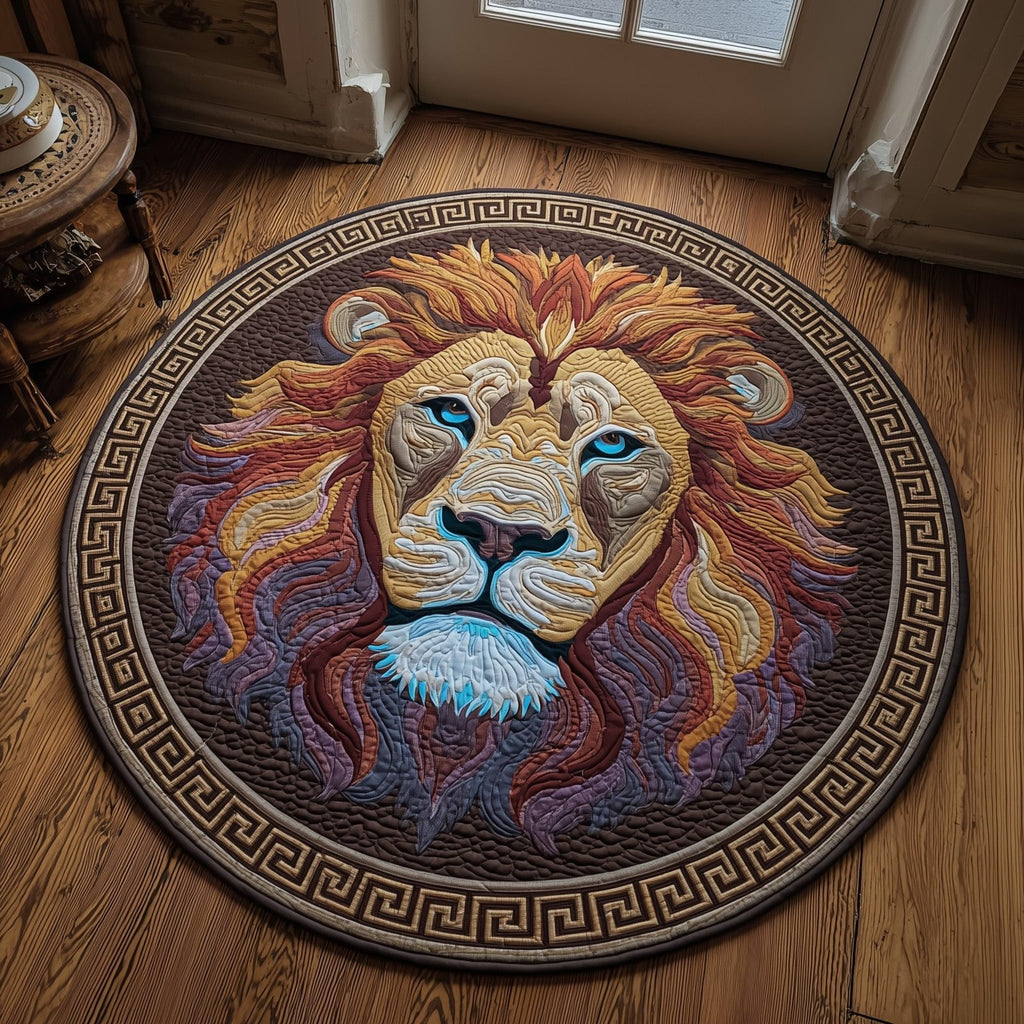 Greek Majesty Round Mat Rug - Nature Design | Serene Home Decor