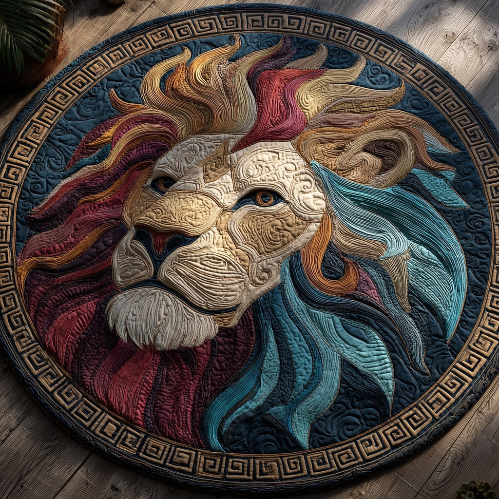 Greek Majesty Round Mat Rug - Nature Design | Serene Home Decor