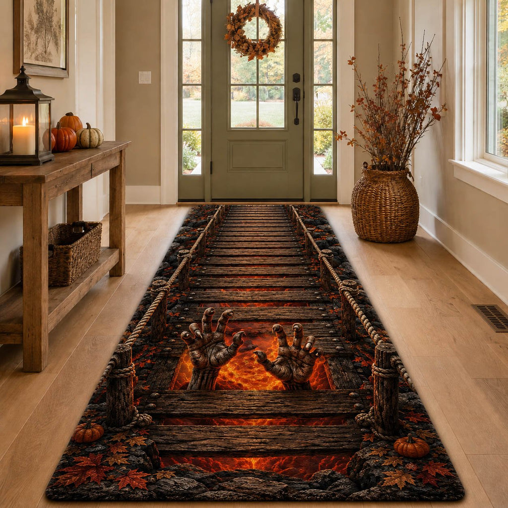Grim Passage Runner Carpet Runner Rug - Cute Pet Design | Animal Printed Runner Rug