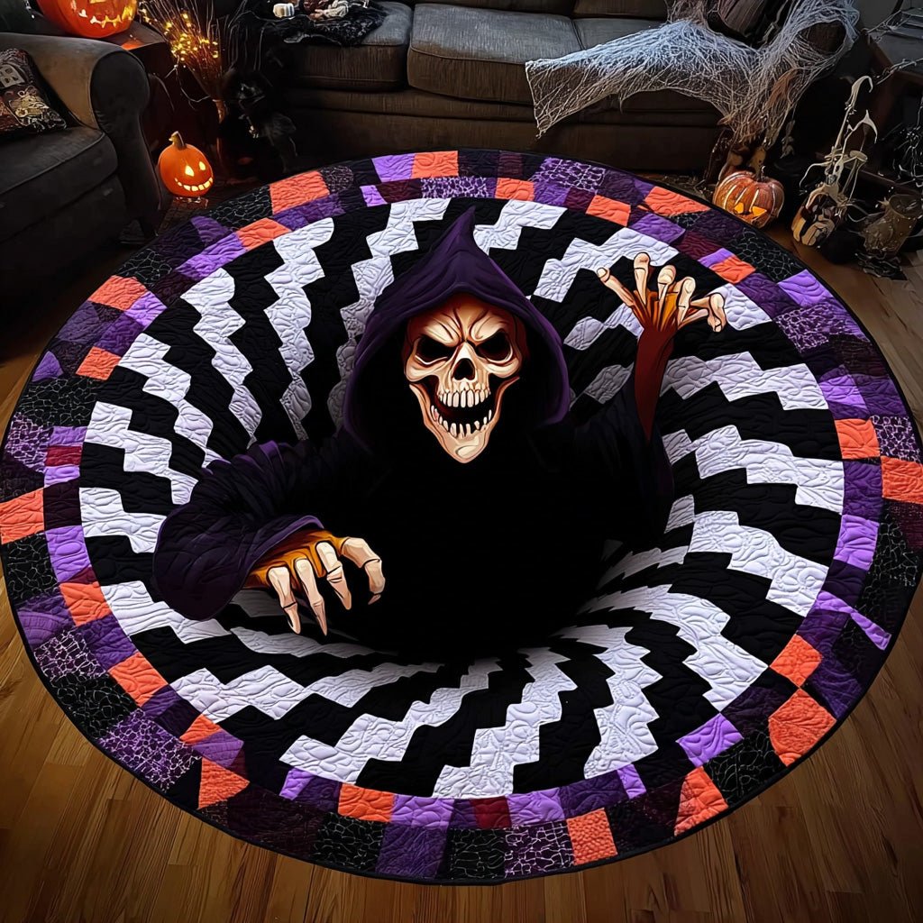 Grimm Reaper Grasp Round Mat Rug - Nature Design | Serene Home Decor
