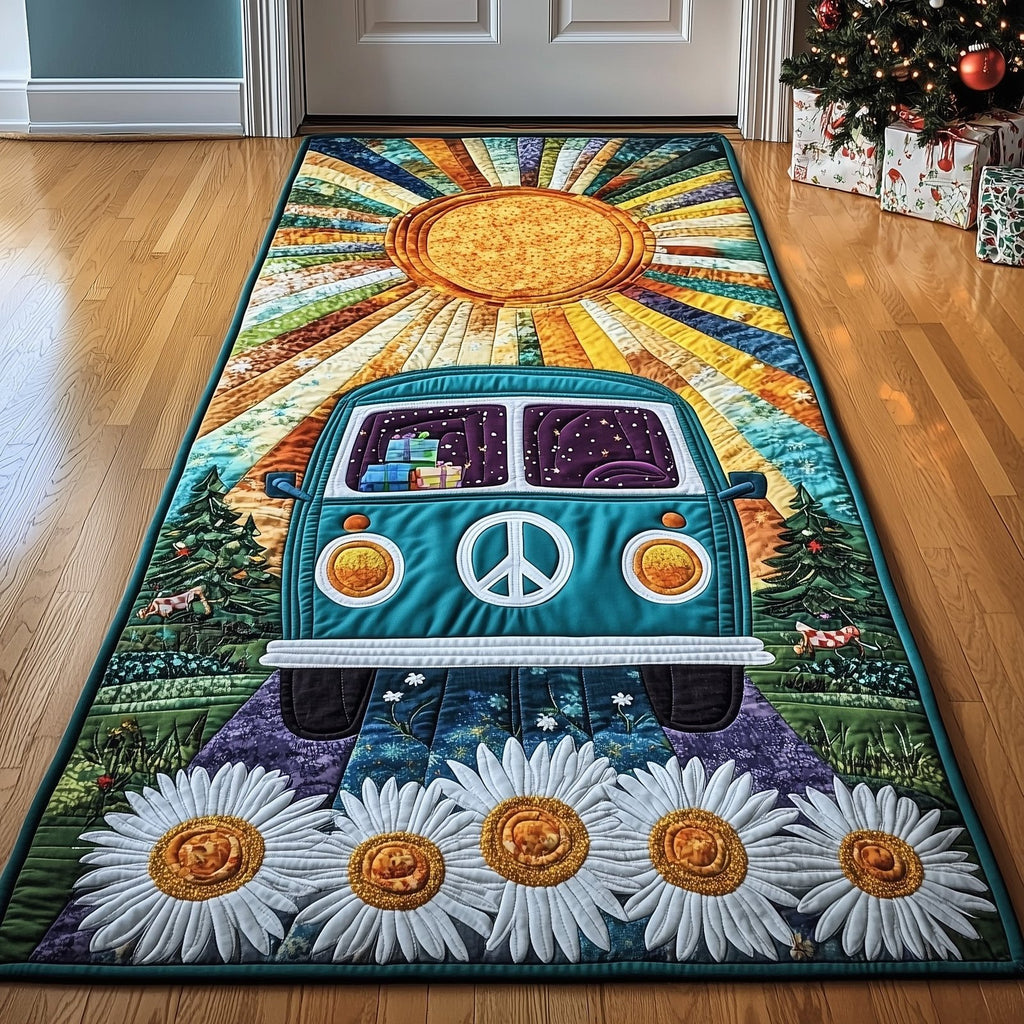 Groovy Van Trail Runner Rug - Nature Design | Serene Runner Rug