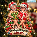 Growing Old Together Christmas Gifts Christmas Ornament