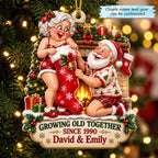 Growing Old Together Fun Christmas Ornament