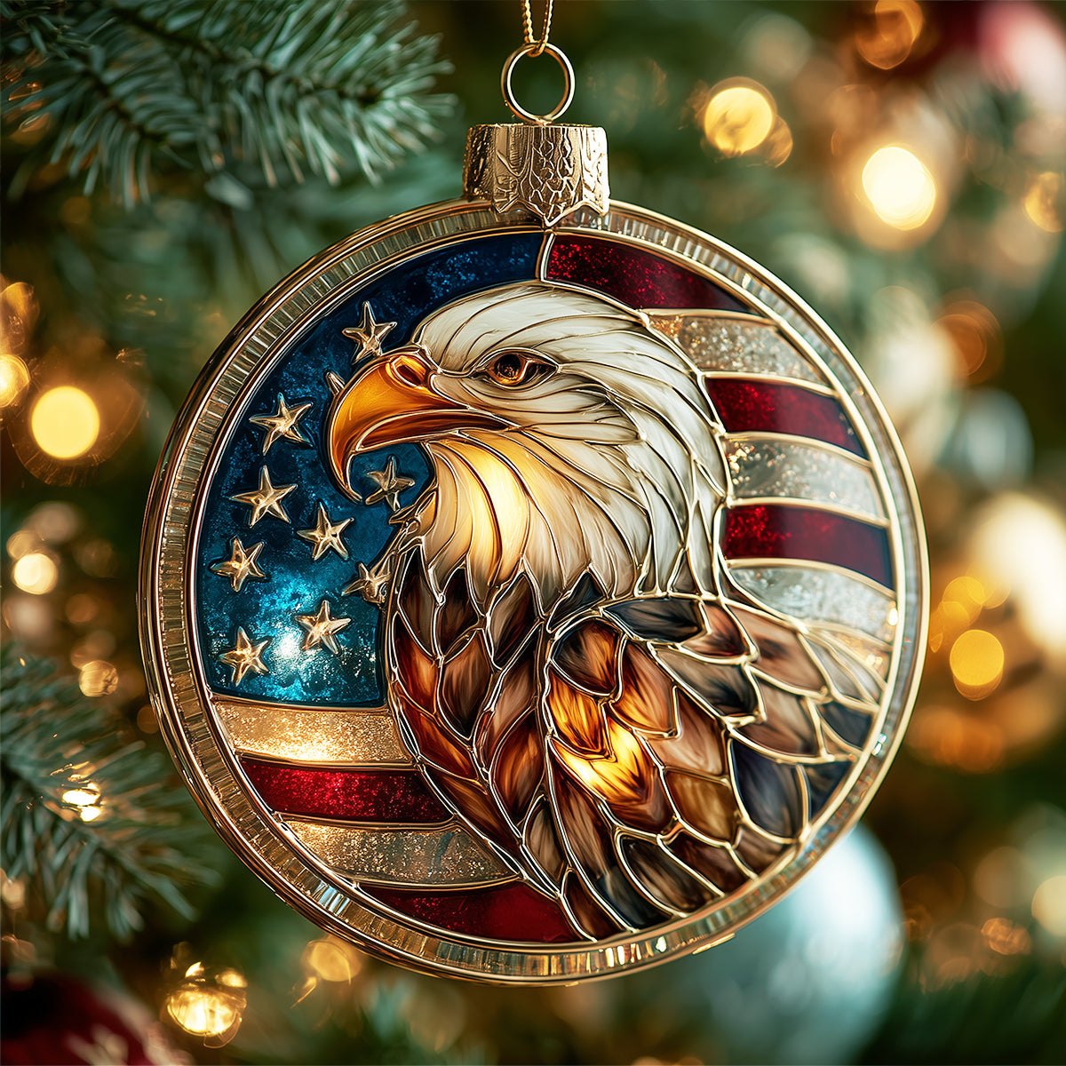 Guardian Eagle Christmas Ornament