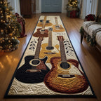 Guitar Runner Rug - Music Lover Design | Artistic Printed Runner Rug