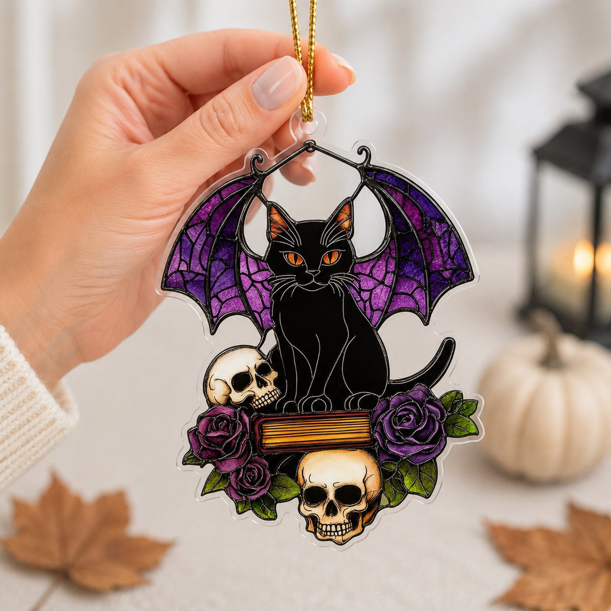 Happy Haunting Christmas Ornament