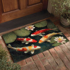 Harmony Koi Fish Doormat - Nature Design | Printed Welcome Doormat