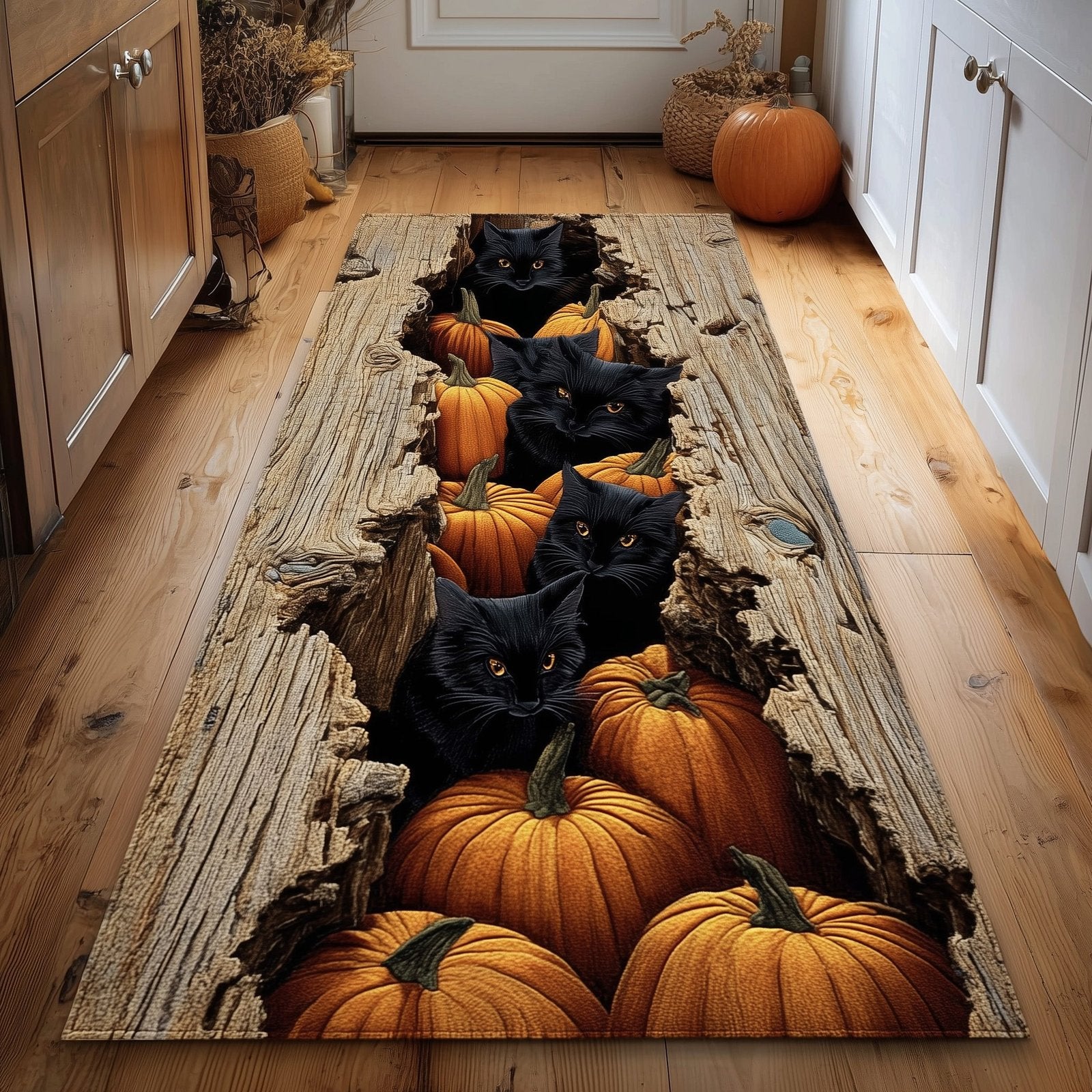 Harvest Chasm Runner Rug - Nature Design | Serene Runner Rug