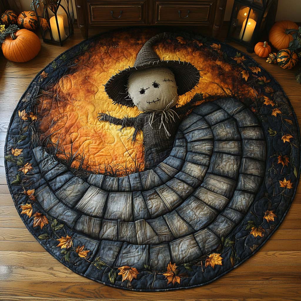 Harvest Fiend Round Mat Rug