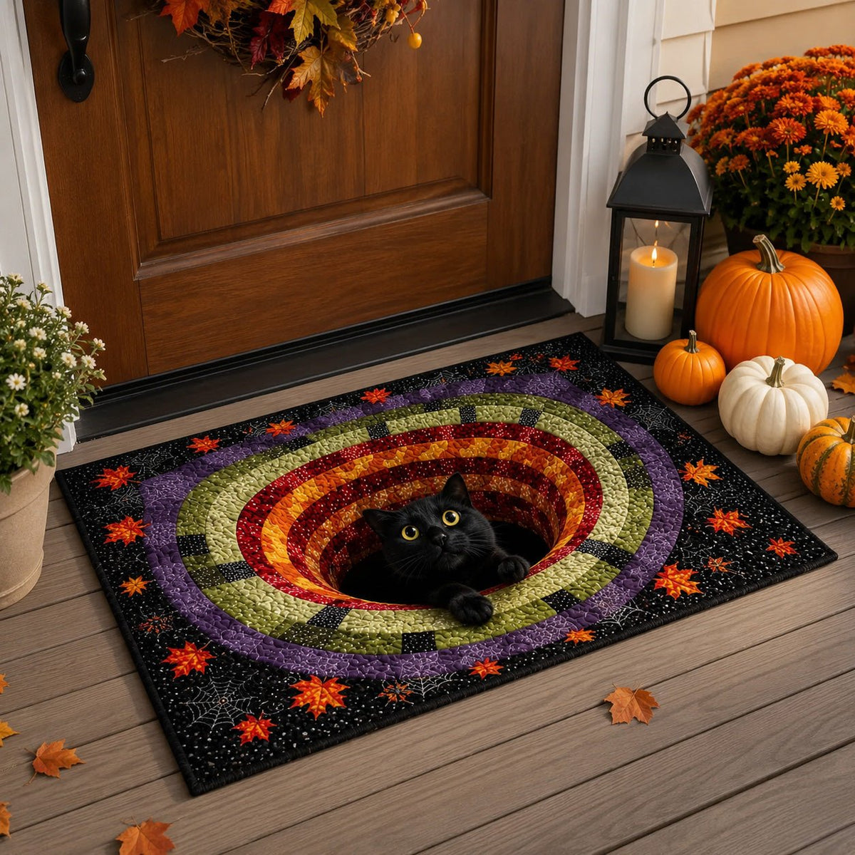 Harvest Portal Doormat - Seasonal Holiday Design | Printed Welcome Doormat