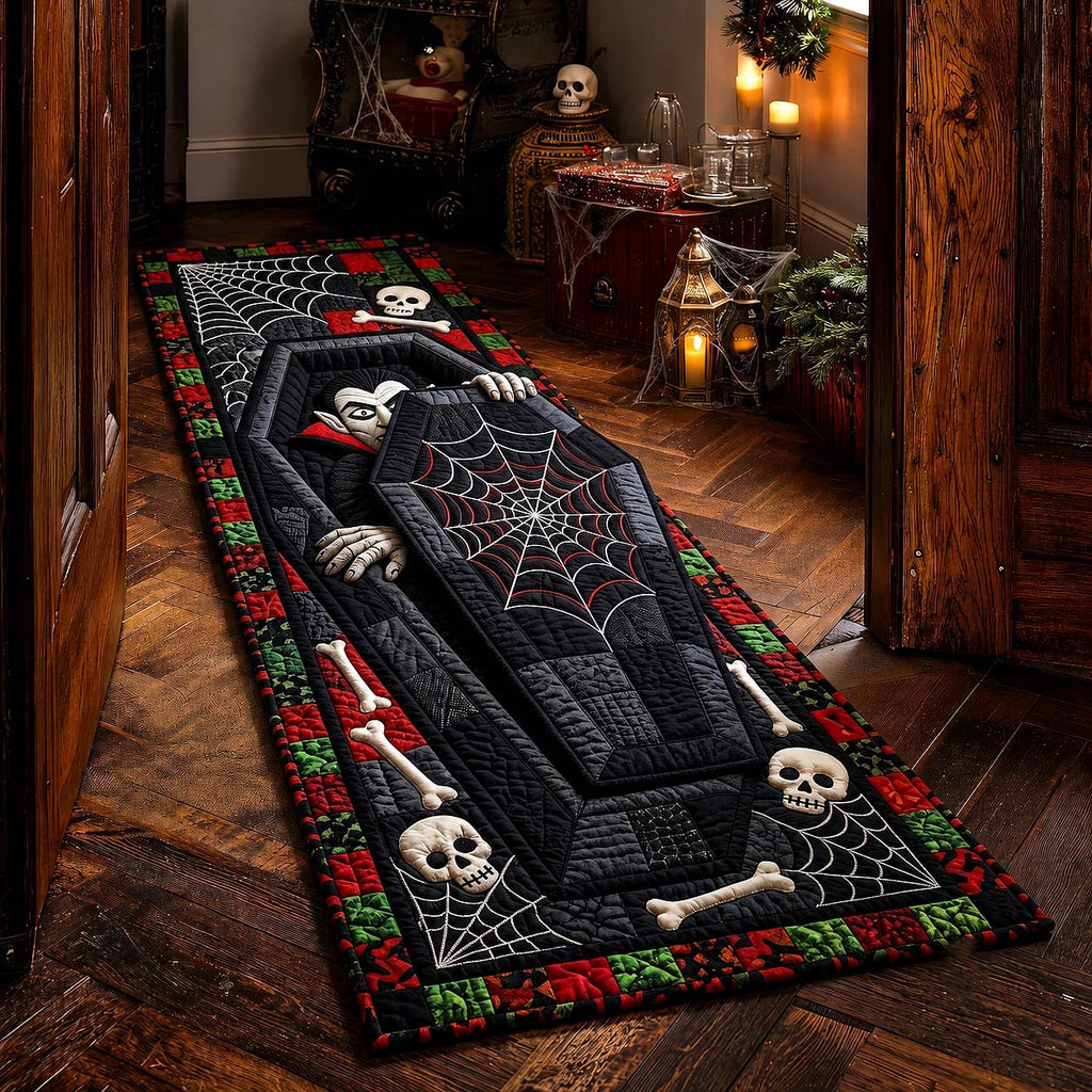 Haunted Coffin Runner Rug - Nature Design | Serene Runner Rug