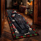Haunted Coffin Runner Rug - Nature Design | Serene Runner Rug