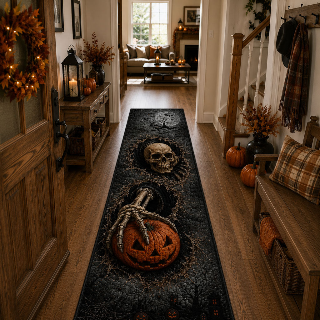 Haunted Hallway Awakening Runner Rug - Nature Design | Serene Runner Rug (Design 1) - washable non-slip printed rug