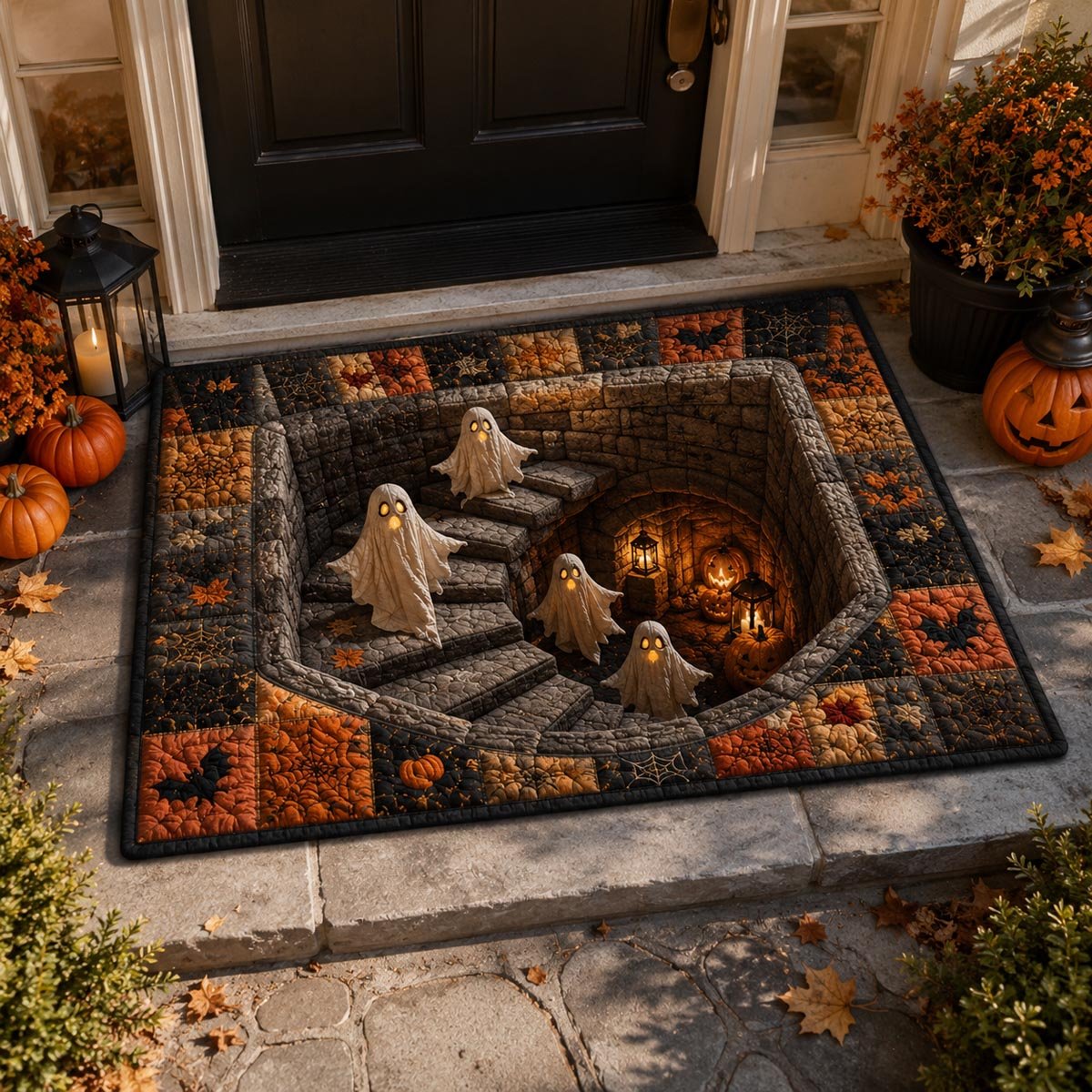 Haunted Stairway Doormat - Nature Design | Printed Welcome Doormat