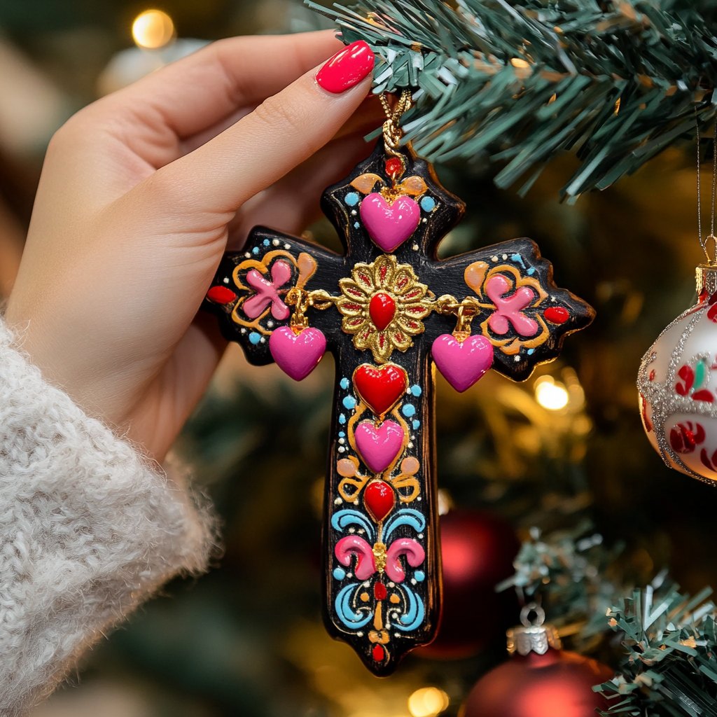 Heart of Faith Christmas Ornament