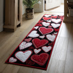 Heart Harmony Runner Carpet Runner Rug - Cute Pet Design | Animal Printed Runner Rug
