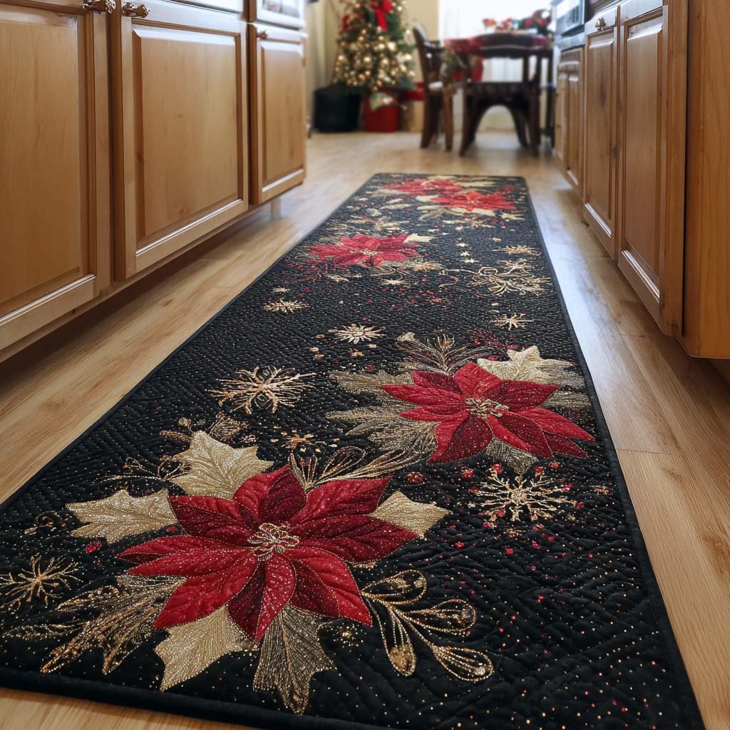 Heart of Winter Runner Carpet Runner Rug - Cute Pet Design | Animal Printed Runner Rug