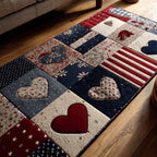 Heartland Patch Runner Carpet Runner Rug - Cute Pet Design | Animal Printed Runner Rug