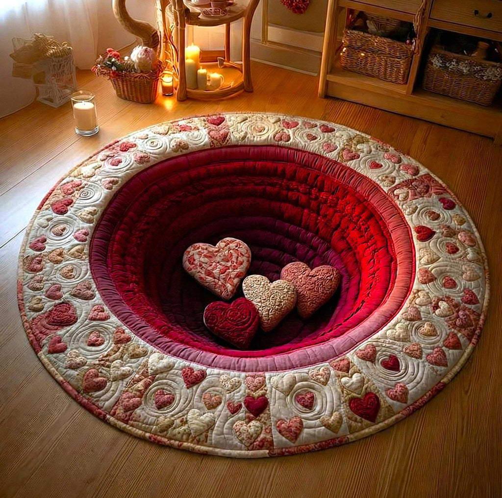 Heartloom Round Mat Rug - Nature Design | Serene Home Decor