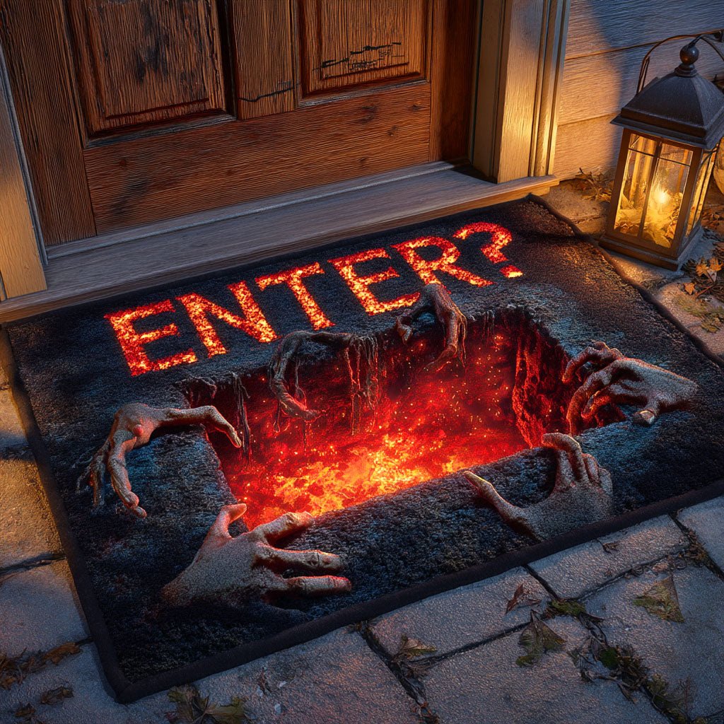 Hellfire Gate Doormat - Nature Design | Printed Welcome Doormat