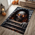 Hellgate Glow area rug in a living room