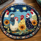 Hen Haven Round Mat Rug - Nature Design | Serene Home Decor