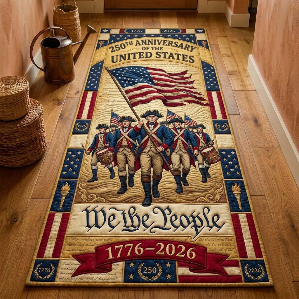Heritage Map Runner Rug - Nature Design | Serene Runner Rug