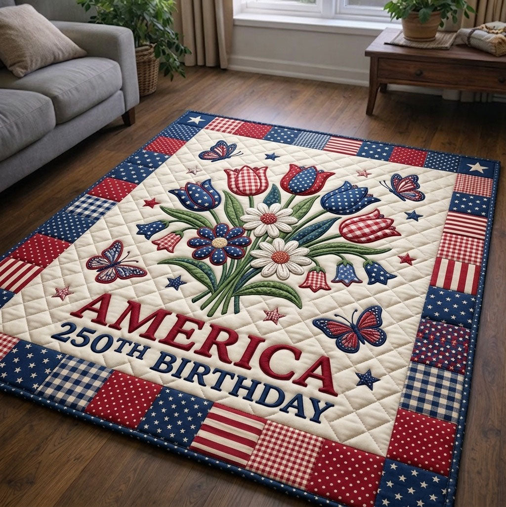 Heritage Patch area rug in a living room