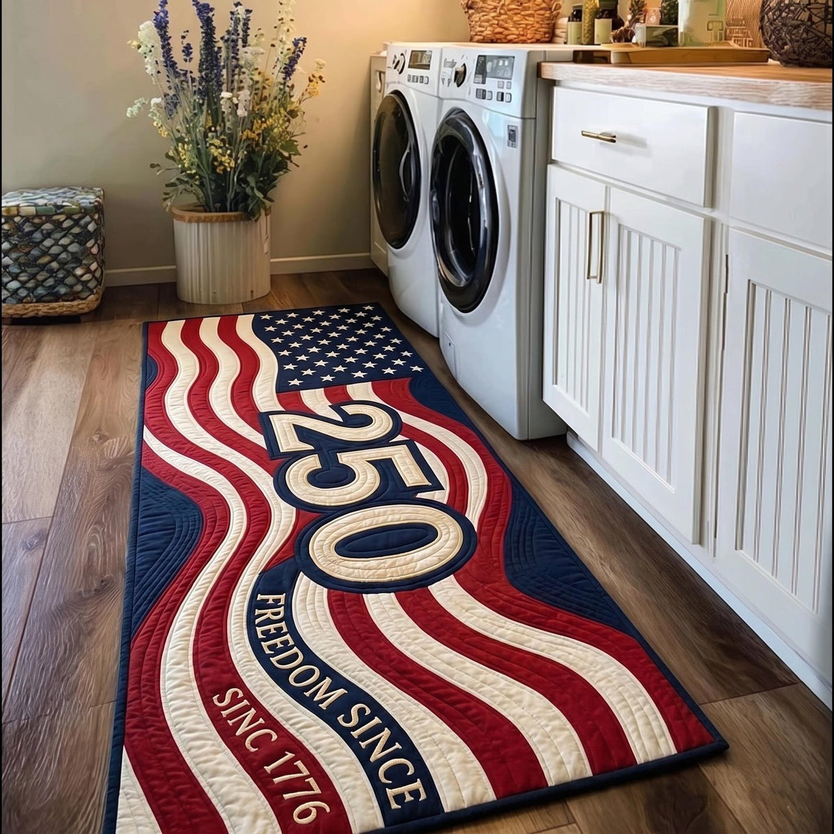 Heritage Patch Runner Rug - Nature Design | Serene Runner Rug