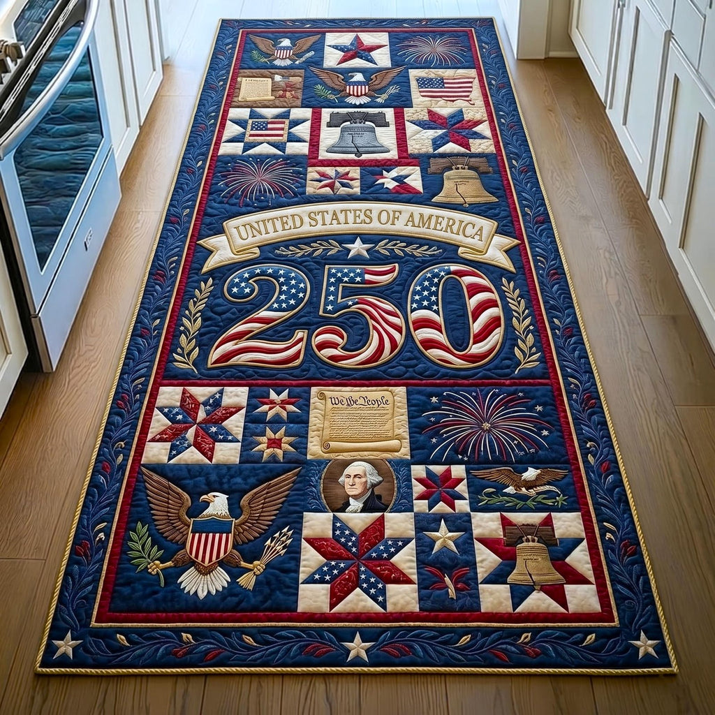 Heritage Patch Runner Rug - Nature Design | Serene Runner Rug