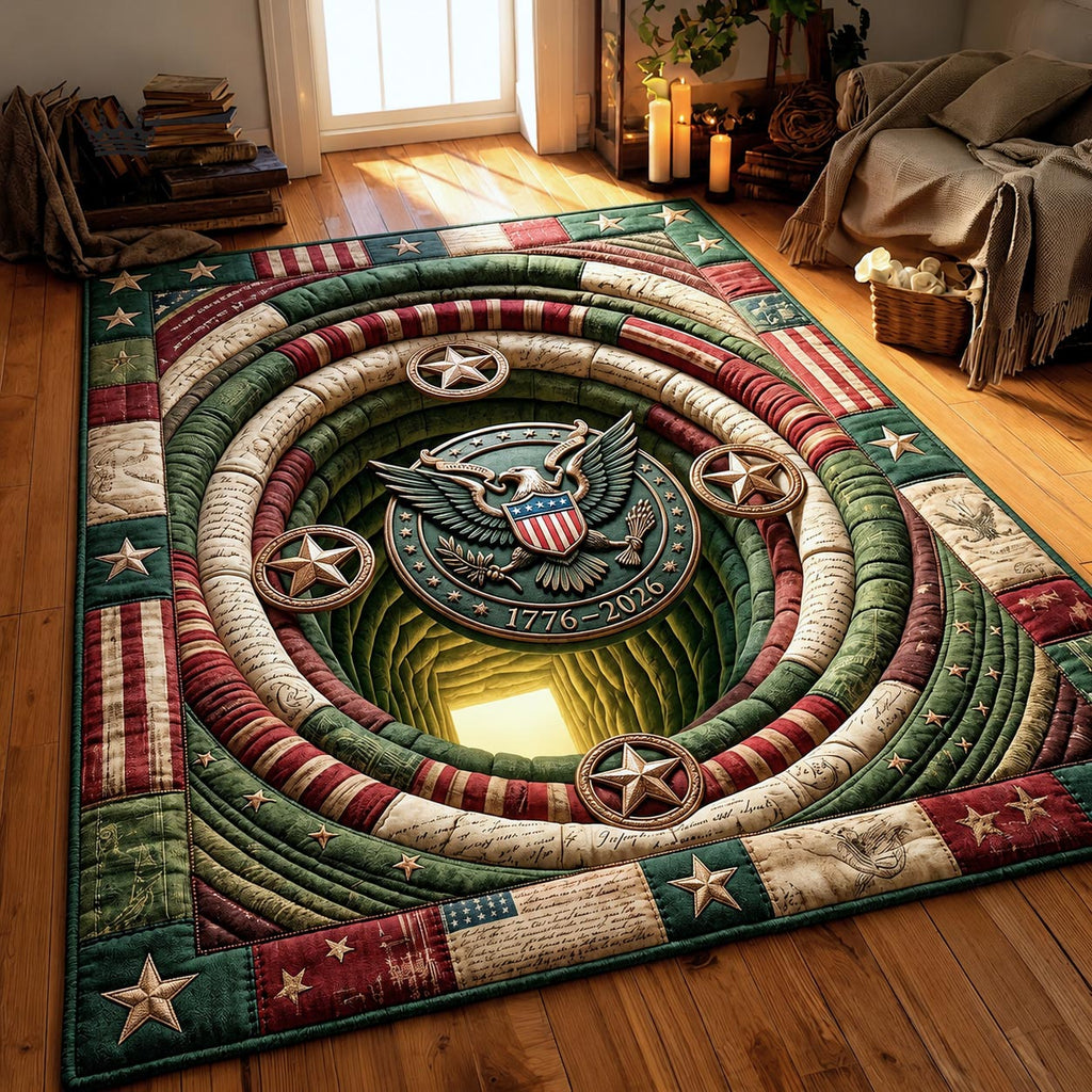 Heritage Pride area rug in a living room