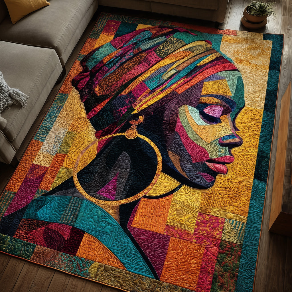 Heritage Rising area rug in a living room