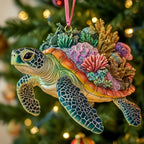 Hibiscus Reef Guardian Christmas Ornament