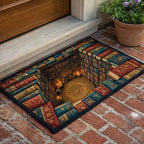Hidden Library Hollow Doormat - Nature Design | Printed Welcome Doormat