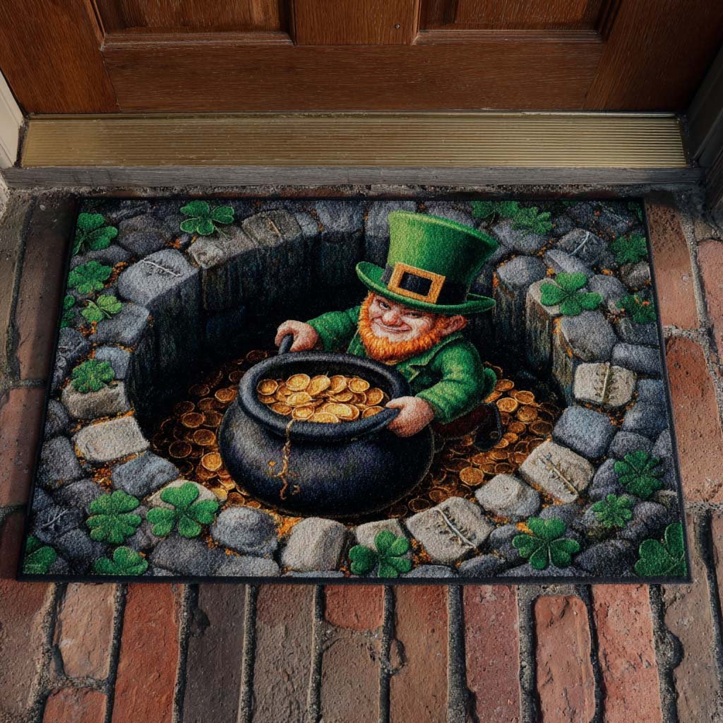 Hidden Luck Well Doormat - Nature Design | Printed Welcome Doormat