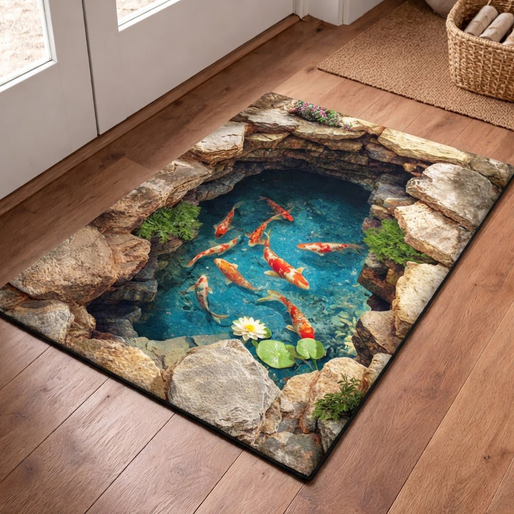 Hidden Pond Doormat - Nature Design | Printed Welcome Doormat