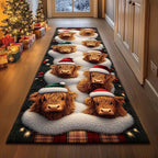 Highland Cow Runner Rug - Nature Design | Serene Runner Rug