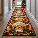 Highland Cow Runner Rug - Nature Design | Serene Runner Rug