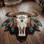 Highland Harmony Custom Shape Area Rug - Nature Design | Die-Cut Non-Slip Rug - washable non-slip printed rug