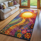 Hippie Sun Runner Rug - Nature Design | Serene Runner Rug