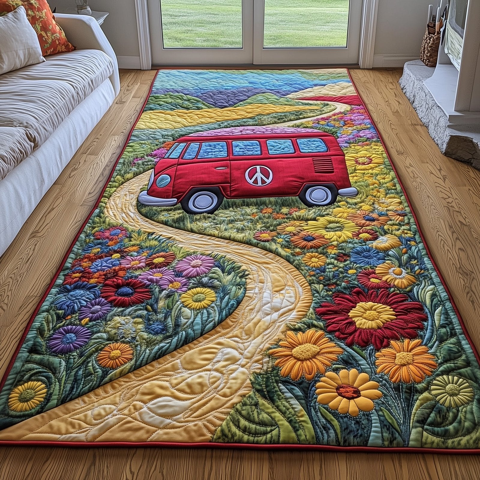 Hippie Van Runner Rug - Nature Design | Serene Runner Rug