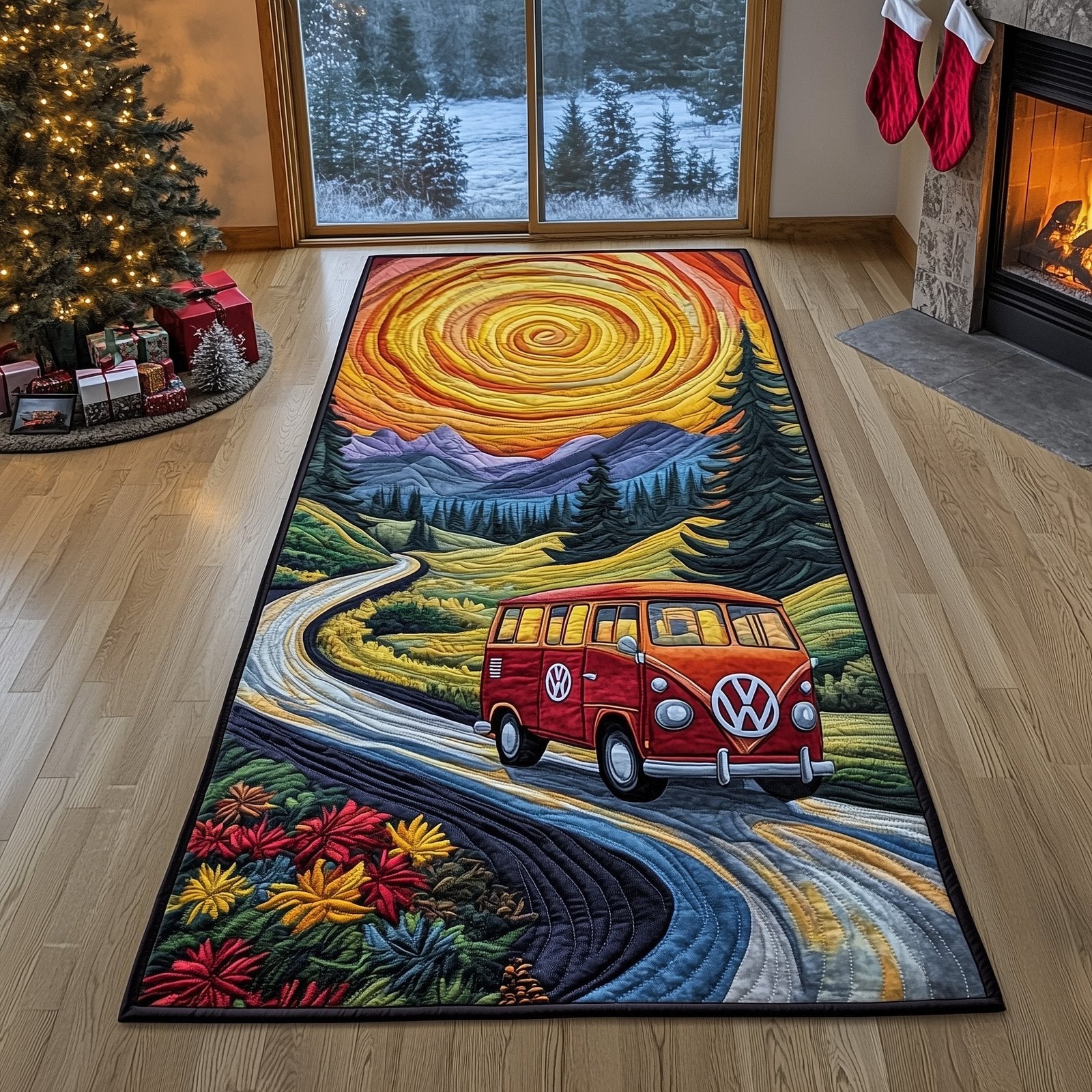 Hippie Van Runner Rug - Nature Design | Serene Runner Rug